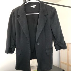 Soft lined black blazer